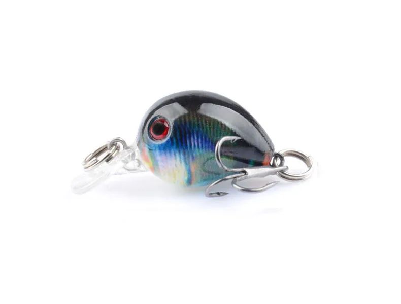 Novo Wobbler de Pesca para Carpa Isca Artificial Anzol Único BKK Isca Falsa a Laser Luya Rocha Água Flutuante "Homenzinho Gordo" 3,3CM/2G
