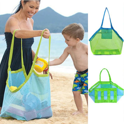 Children Sand Away Protable Mesh Bag Kids Bath Toys Storage Bags Swimming Large Beach Bag for Towels Women Cosmetic Makeup Bag