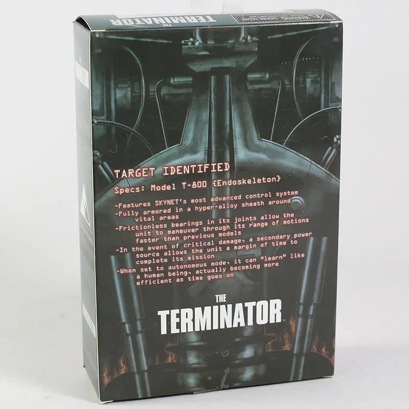 NECA Terminator Genisys T-800 Guardian Endoskeleton Articulações Figura de Ação Móvel Modelo Brinquedo