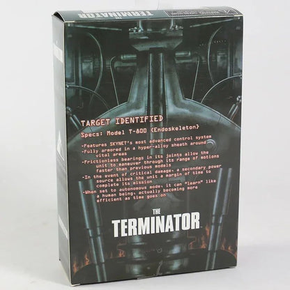 NECA Terminator Genisys T-800 Guardian Endoskeleton Articulações Figura de Ação Móvel Modelo Brinquedo