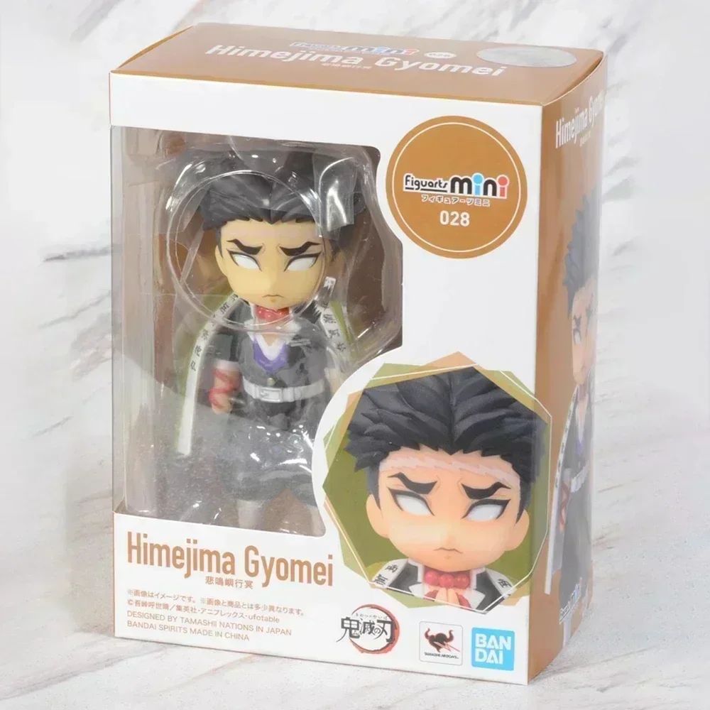Em estoque Bandai Figuarts 100% original mini Demon Slayer Shinobu Kocho & Kamado Tanjirou Uzui Tengen Nezuko Anime Figure Toys WY