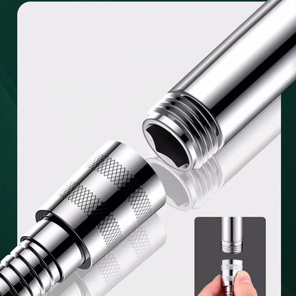 SUS 304 Stainless Steel Bathroom Handheld Shower Head High Pressure Water Saving Sprayer Nozzle Supercharged Rainfall Showerhead