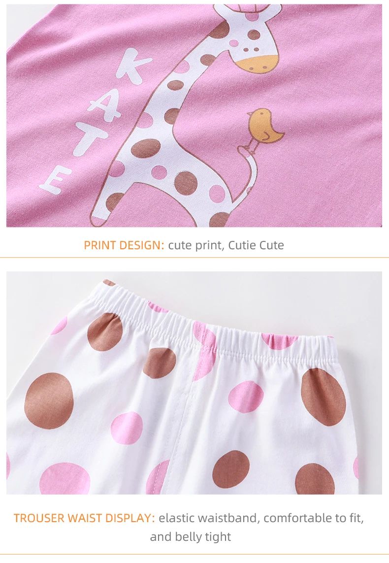 Conjuntos Infantis Mãe e Filhos Roupas Menino Menina Camiseta Shorts 2PÇS Verão Algodão Manga Curta Roupas de Bebê Infantil Terno