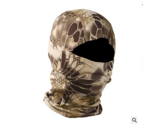 Camouflage Balaclava Full Face Mask Wargame CP Hat Hunting Bicycle Cycling Bandana Neck Gaiter