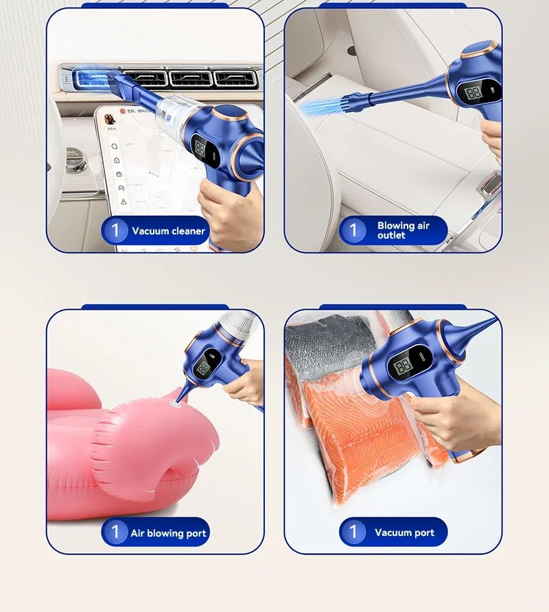 Xiomi 9500000Pa Handheld Wireless Vacuum Cleaner Cordless Portable Cleaning Robot Home and Car Use Large Suction Vacuum Cleaner