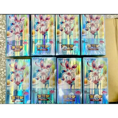 100% Original Pacote de Gemas Pokemon Vol3 Edição Cartas Anime Pokemon PTCG Bolsa de Gemas 2 Cartas Colecionáveis Brinquedo Presente de Aniversário Social