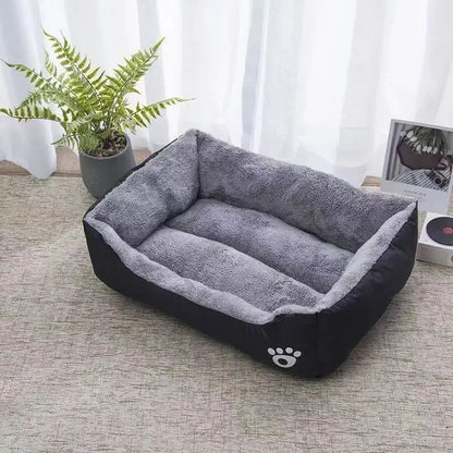 Cama grande e confortável para cães e gatos, casa quente, macia, algodão PP, cesto para cães, universal, impermeável, para gatos.
