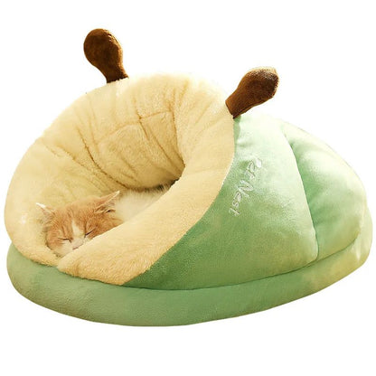 Cama Macia para Cães Sofá Quente de Inverno de Pelúcia para Pequenos e Médios Cães Gatos Ninho de Dormir Aconchegante Casinha Caverna para Filhotes Cachorros