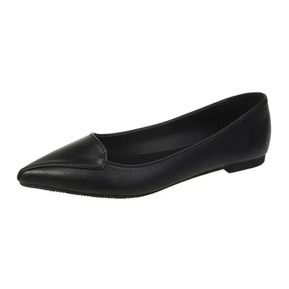 Simple Solid Coloured Women's Flats Classic Fashionable Style Pointed Toe Suitable for Business Office Comfortable To Wear