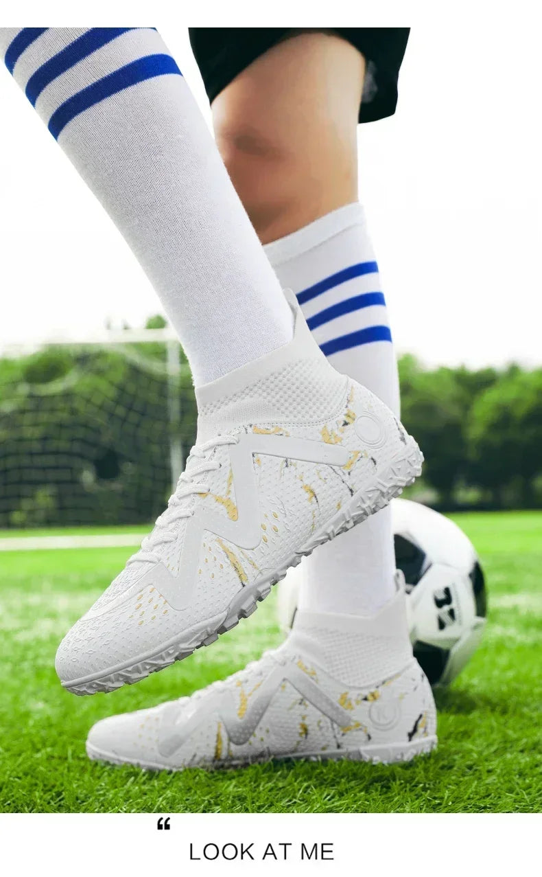 New Soccer Cleats for Men Professional Soccer Shoes Society Grass Training Original Football Boots Cleats Indoor Fast Sneakers