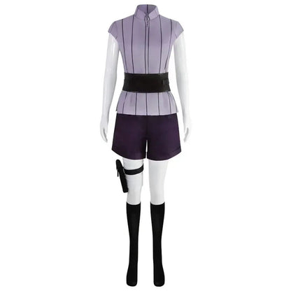 Hyuga Hinata Cosplay Costume Wig Women Outfits Halloween Carnival Party Suit Hyuuga Ninja Cosplayer Purple Long Cute Wig