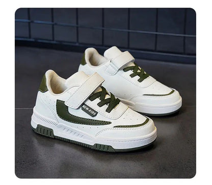 Spring and Autumn Running Sneakers for Kids Non-slip Shoes for Boys Sneakers Leather Kids Tennis Hugh Fashion Mesh Kids Shoes