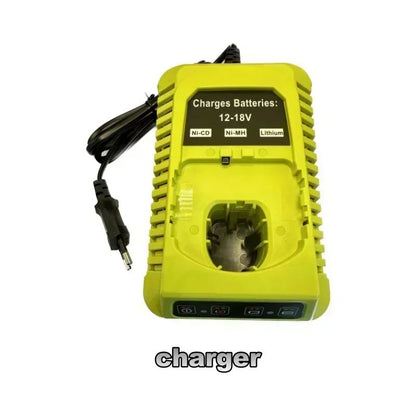 Para bateria de lítio de alta performance RYOBI 18V sem efeito memória e baixa autodescarga para todas as ferramentas P104, P107