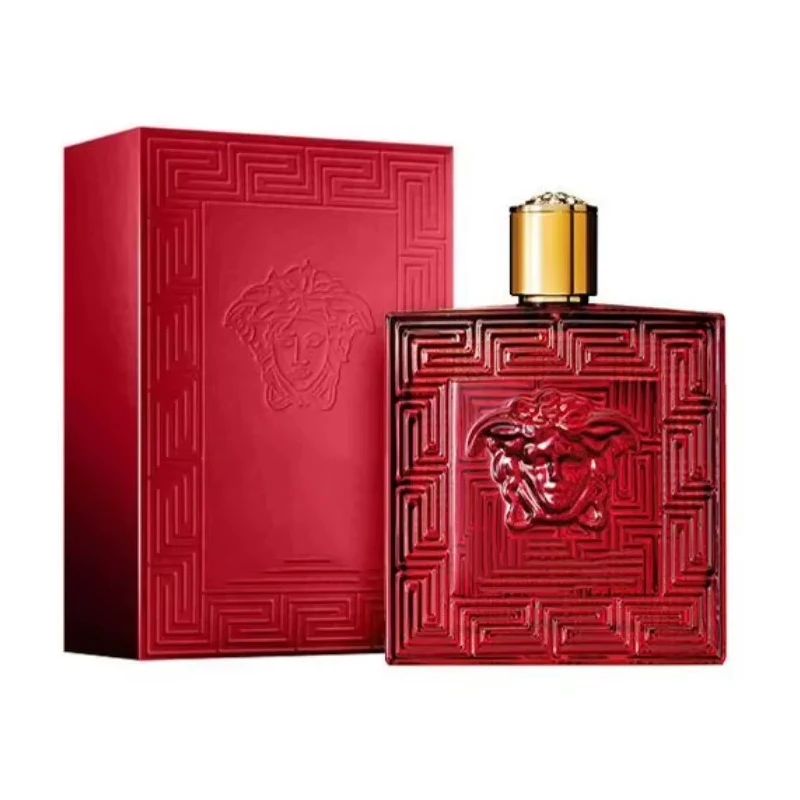 100ml Eros Flame Men Eau De Parfum Spray Tester Woody Notes Covered or Uncovered, Random Packaging Is Rudimentary