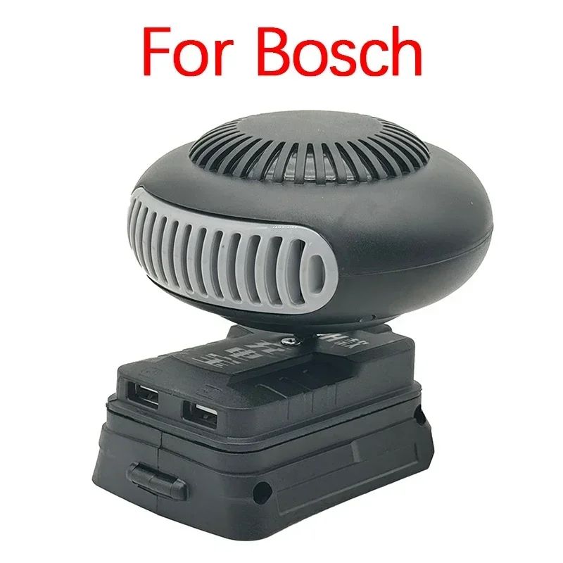 Portable Li-ion Battery Power Air Heater Blower Fan Heater Hot&Cold Wind Dual Mode for Makita for Bosch for DeWalt for Milwaukee