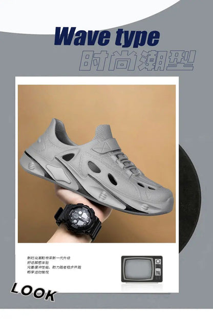 Summer Men's Outdoor Sandals Slippers Beach Comfortable Thick Soft Clogs Men Women Beach Sandals Male Casual Water Garden Shoes