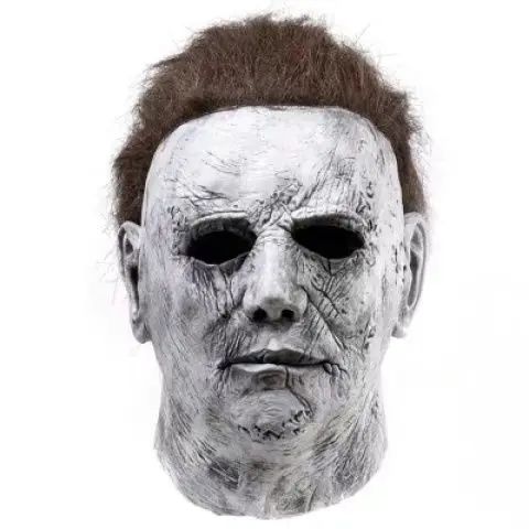 2026 Masque d'Halloween en Latex Unisexe Michael Myers Moordenaar, Accessoire de Cosplay