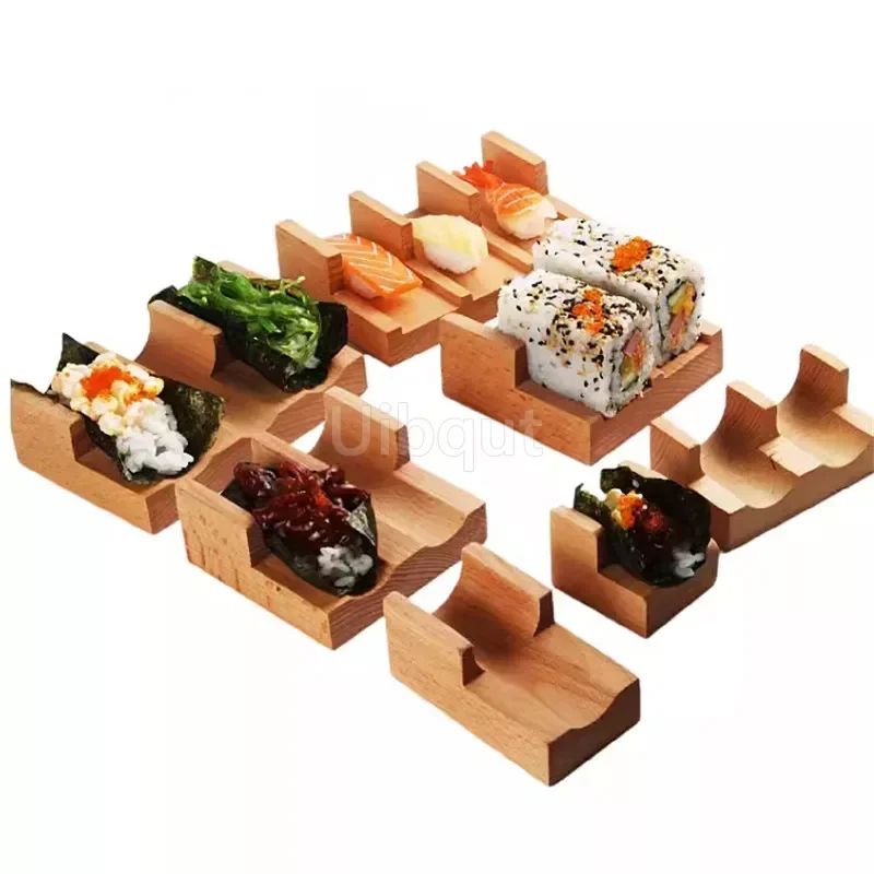 Suporte de Sushi Japonês Ferramenta para Loja de Rack de Madeira Taco Lanche Porta Alimentos Placa de Madeira Suporte de Culinária Sashimi Sushi Barco Restaurante Hotel Casa