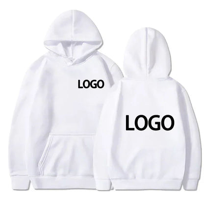 Customized Pullover Hoodie Unisex Poly-Cotton Blend Loose Casual Wear For Team Bulk Order Club Events