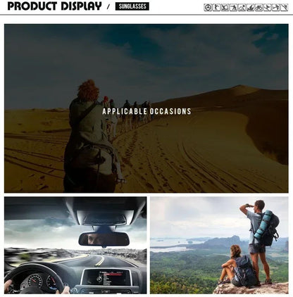 2025 Luxury Brand Polarized Sunglasses Men High-End Outdoor Glasses Fashion Square Driving Eyewear Travel Sun Glasses UV400