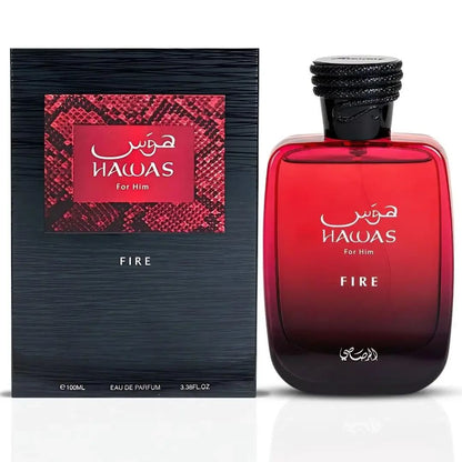 Perfume masculino com feromônio RASASI Hawas, colônia masculina, adequado para qualquer ocasião, fragrância duradoura de 100ml, presente de Natal