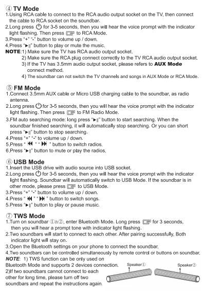 Echo Wall Portable Bluetooth Speaker 3D Stereo Surround Desktop Home TV Computer Outdoor Ultra Power Sound Projector Subwoofer