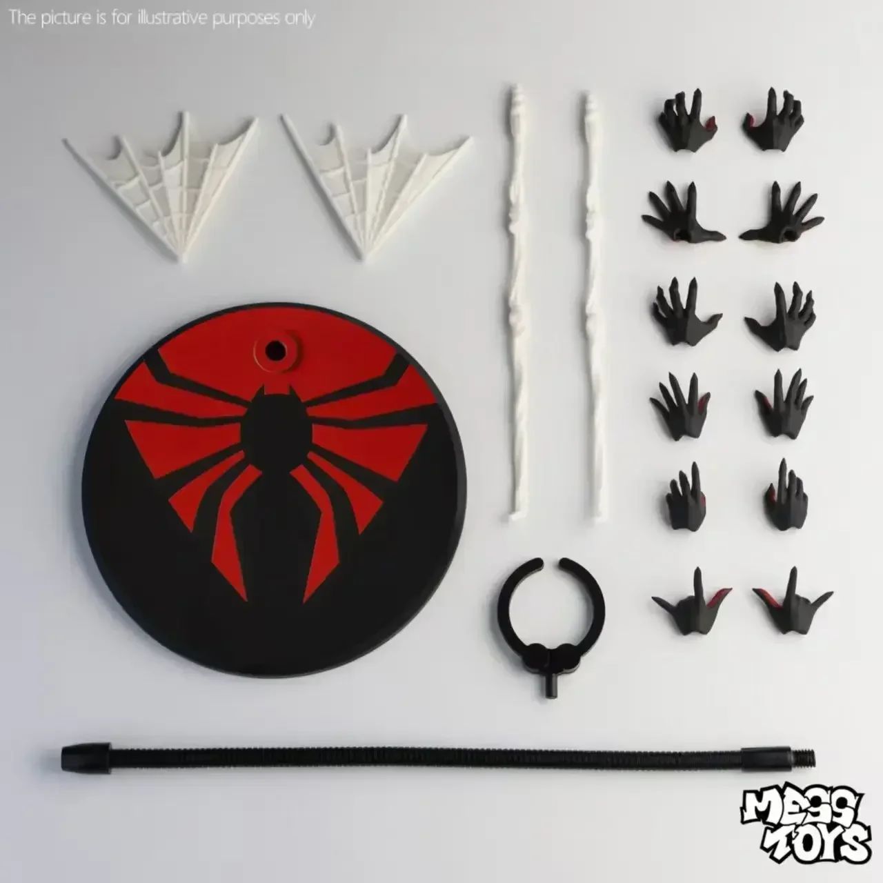 Em Estoque Mess Toys Superior Spider-Man – Doutor Octopus Peter Parker Anime Action Figure – Brinquedo de Presente
