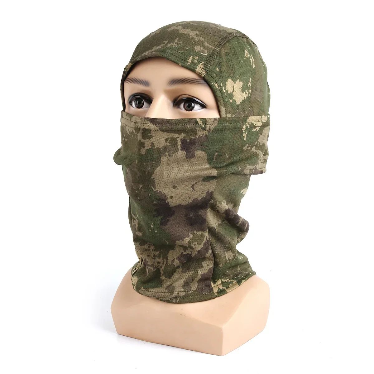 Camouflage Balaclava Full Face Mask Wargame CP Hat Hunting Bicycle Cycling Bandana Neck Gaiter
