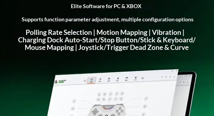 Game Sir Tarantula 8K 1K Wired Game Controller Custom Js13pro TMR Joystick Omron Micro Switches for Steam Switch Android Gamepad