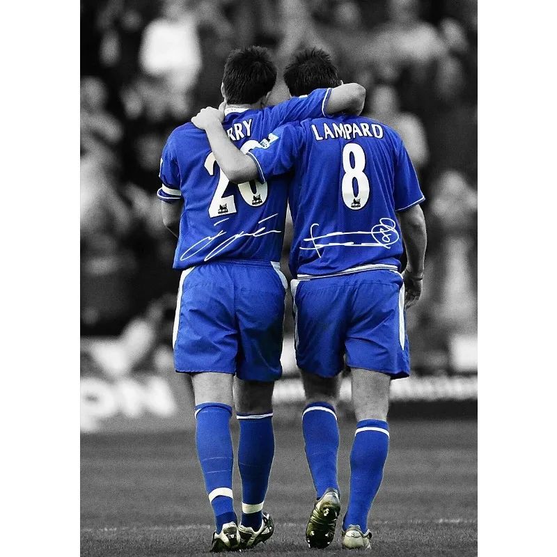 Modern Soccer Sport Player Portrait Poster Print Football Play Picture Canvas Painting Wall Art for Living Room Home Decor Mural