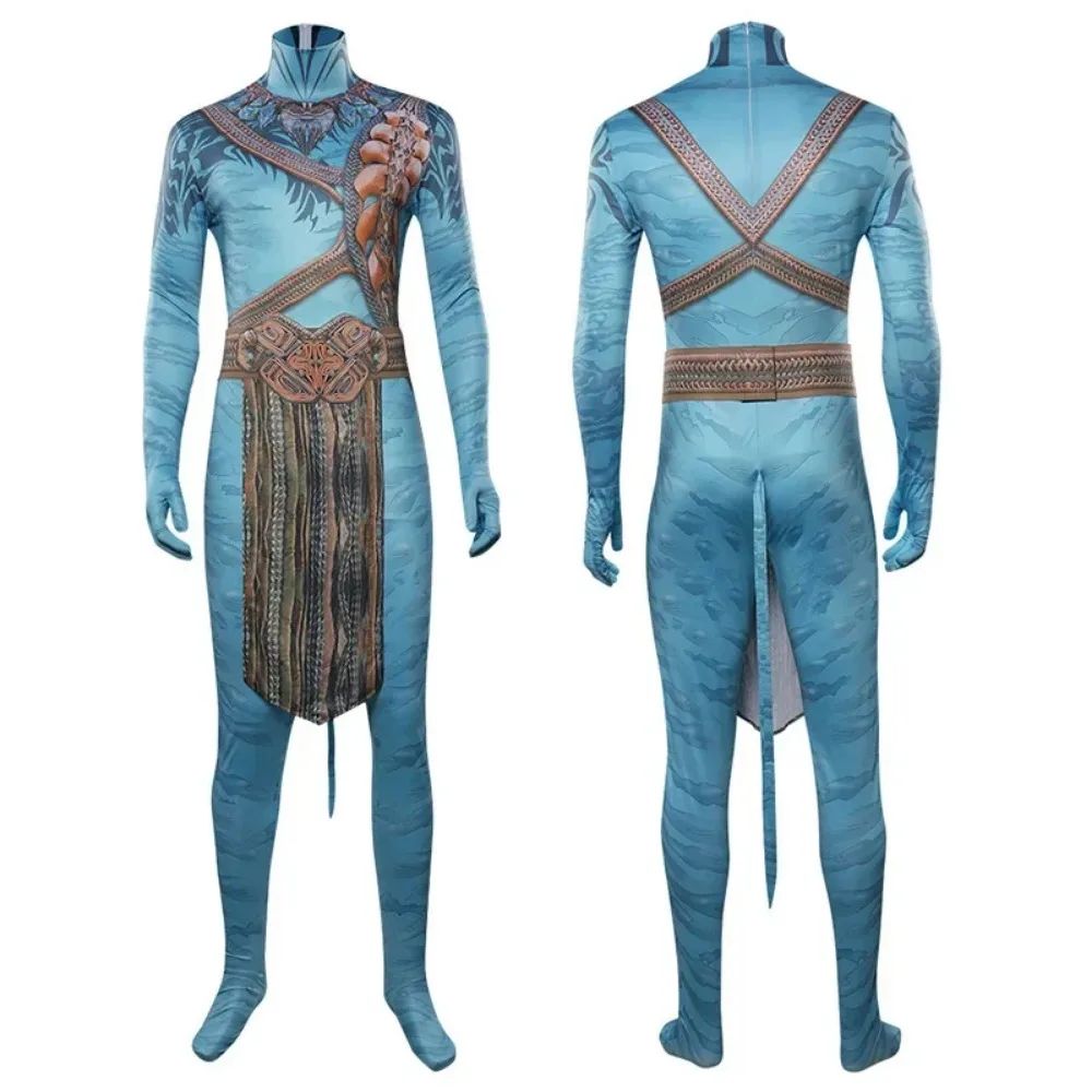 Movie Avatar Jake Sully Cosplay  Neytiri Costume 3D Printing Jumpsuits Women Men Zentai Bodysuit Halloween Carnival Party Suit