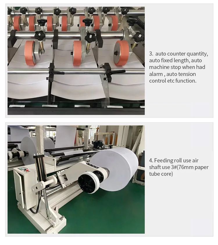 1100Automatic A4 paper cutting machine A3 A4 A5 size paper cutter and packaging machine