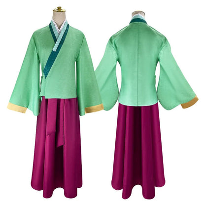Anime Maomao Cosplay Fantasia Diários de Boticário Kimono Mao Mao Uniforme Roupas Festa de Halloween Carnaval Para Mulheres