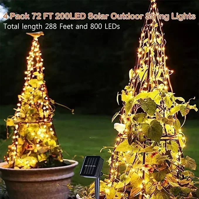 7M/12M/22/32M Solar Led Fairy Light Outdoor Festoon Led Waterproof Garland String Lights Christmas Party Garden Solar Lamp Decor