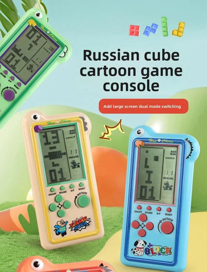 New Model Children's Large-screen Game Console - Tetris Game Console - Classic Puzzle Toy
