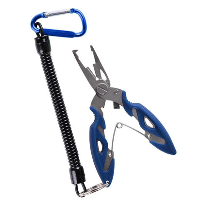 Alicates de Pesca Multifuncionais Ferramentas Acessórios para Bens de Inverno Alicates Torno para Amarrar Moscas Tesouras Conjunto de Linha de Pesca Pinças de Peixe