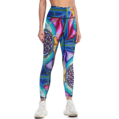 Flor De Vida Leggings Women's trousers Golf wear Women sportwear Sports pants woman Womens Leggings