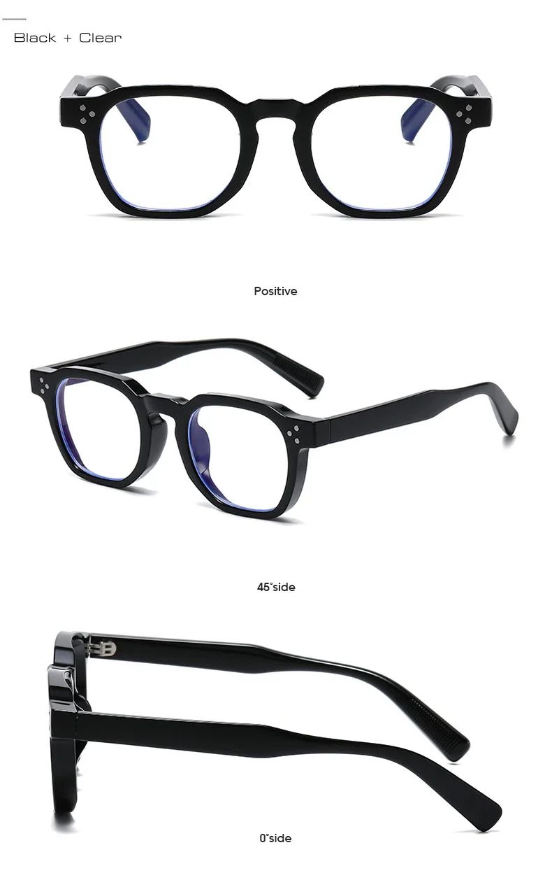 JNPCXI Fashion Vintage Rivet Oval Sunglasses Women Men Luxury Leopard Sun Glasses Anti Blue Light Eyeglasses Frame