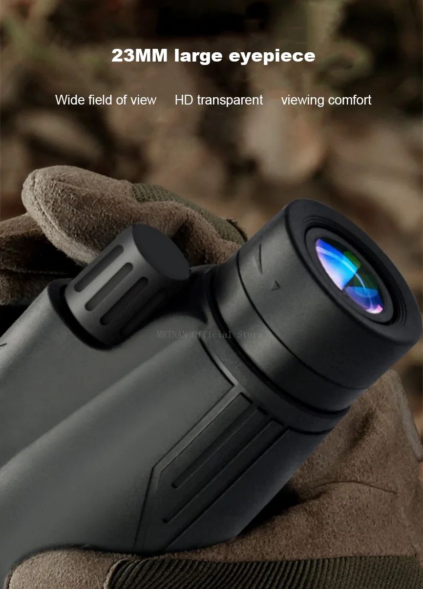 Monocular Potente 5000M 12x50 Alcance Longo Portátil Telescópio de Alta Ampliação Profissional para Camping
