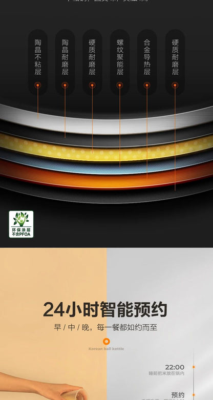 Supor 220v Electric Pressure Cookerhousehold Intelligent Rice Cooker Pressure Cooker 5L Double-bravery Pressure Cooker 220V