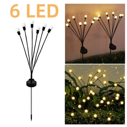 Solar Lights Outdoor LED Solar Mushroom Lawn Lights Waterproof Party Yard Patio Pathway Jellyfish Lamp for Garden Decoration