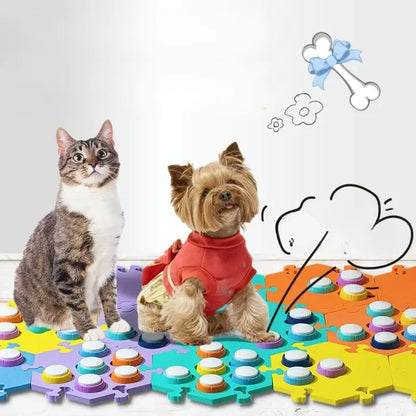 Botão de Comunicação de Pets Dog Talk Botões de Comunicação de Pet Gravador de Voz de Gato Treinamento de Vozes Sonoras Clickers