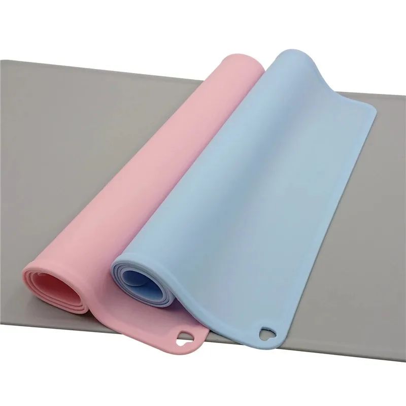 High Quality Waterproof Non-slip Pet Mat Dog Feeding Pad Easy To Clean Silicone Pet Food Mat, Table Mat, Large Placemat