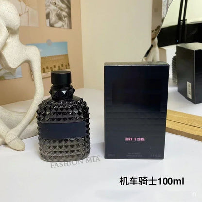 100ml Quente Marca Perfume Designer Garrafa de Vidro Mr Darkness Longa Duração Rosa Eau