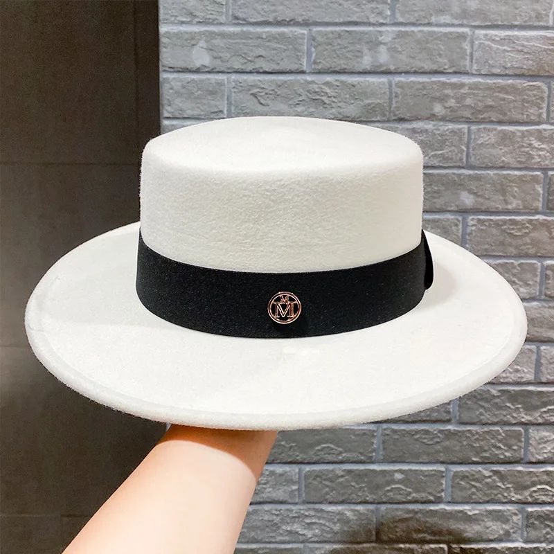 primavera outono moda praia 2025 Chapéu feminino fedora capela elegante Chapéu Panamá masculino fascinator Foto de casamento feltro Bowler novo
