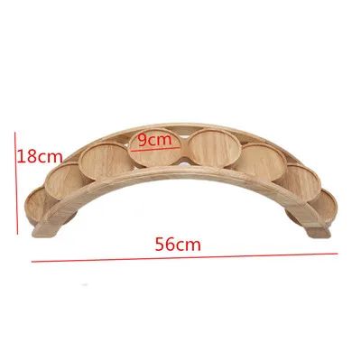 Hotpot Arch Bridge Plate Sushi Bridge Boat Tableware Dessert Wooden Dim Sum Plate Sushi Tray Japanese Kitchen Bento  Sushi Plate