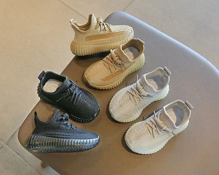 Baby Shoes Kids Sneakers Spring Summer Sandals Fluorescent Sole Sports Tennis Running Casual Flats Breathable Boys Girls Shoes