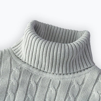 Winter Turtleneck Sweater New Men's Casual Rollneck Knitted Swatshirts Warm Men Jumper Wool Autum Sweaters