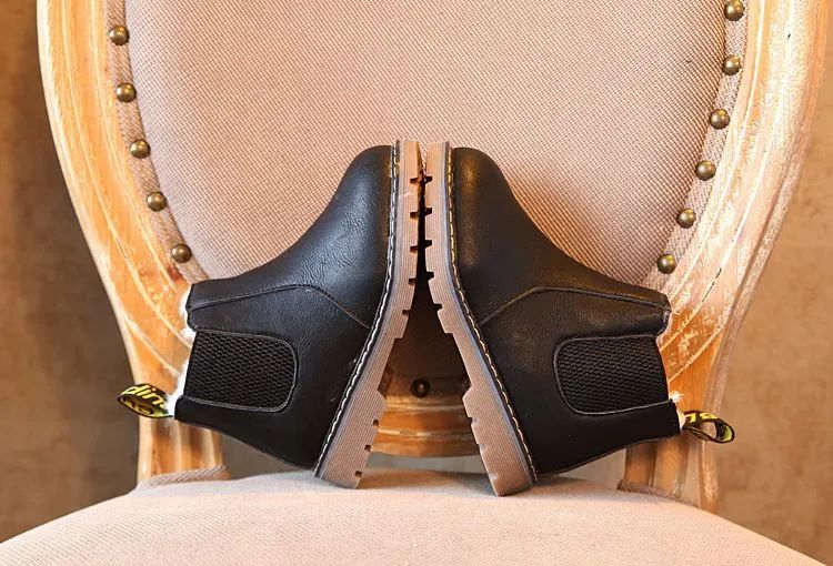 Children's Boots for Boys Girls Toddlers Little Kids Fashion Classic Ankle Boots Warm Rubber Chelsea Boots British Style 21-36