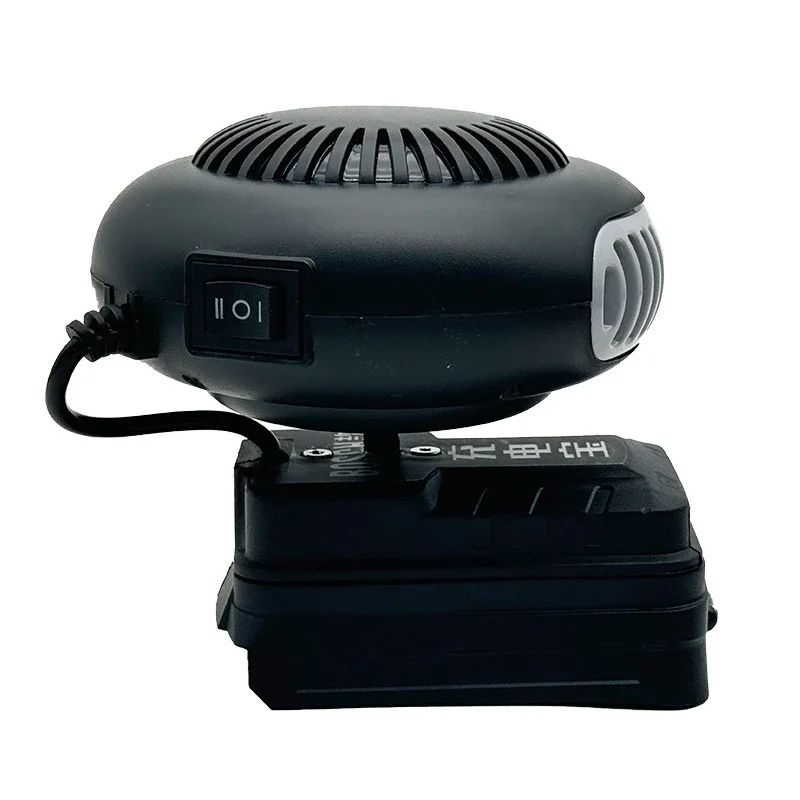 Portable Li-ion Battery Power Air Heater Blower Fan Heater Hot&Cold Wind Dual Mode for Makita for Bosch for DeWalt for Milwaukee